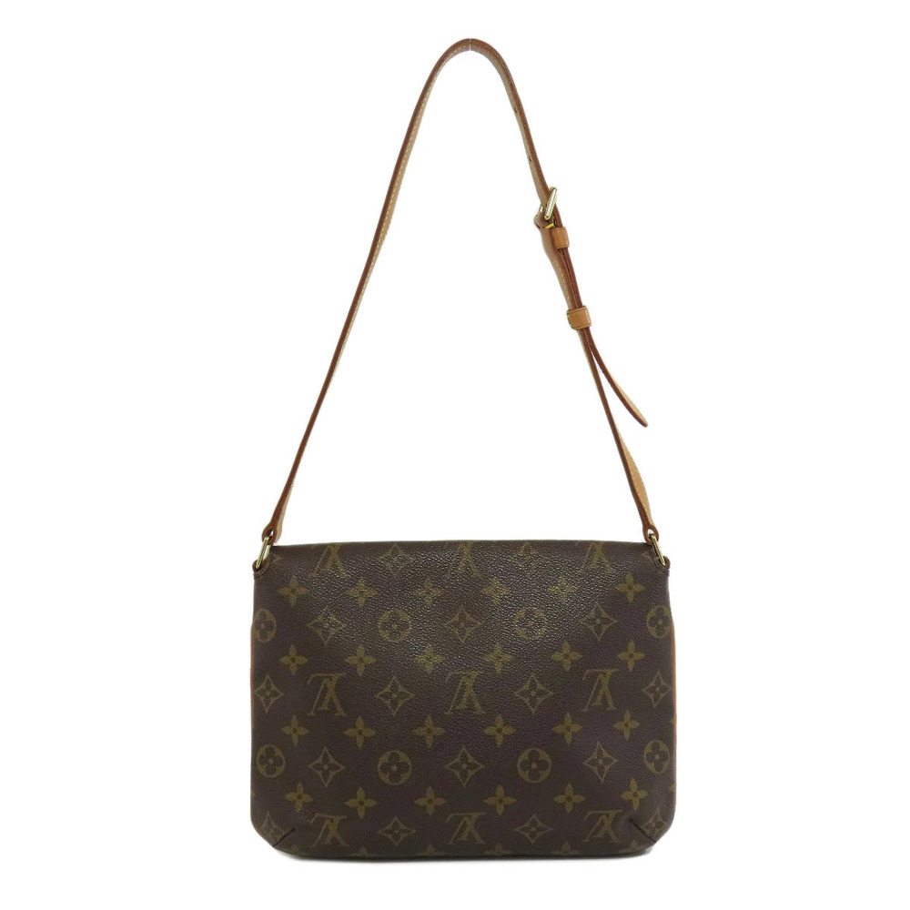 Louis Vuitton Tango Short Canvas Bag Monogram Shoulder Musette Brown